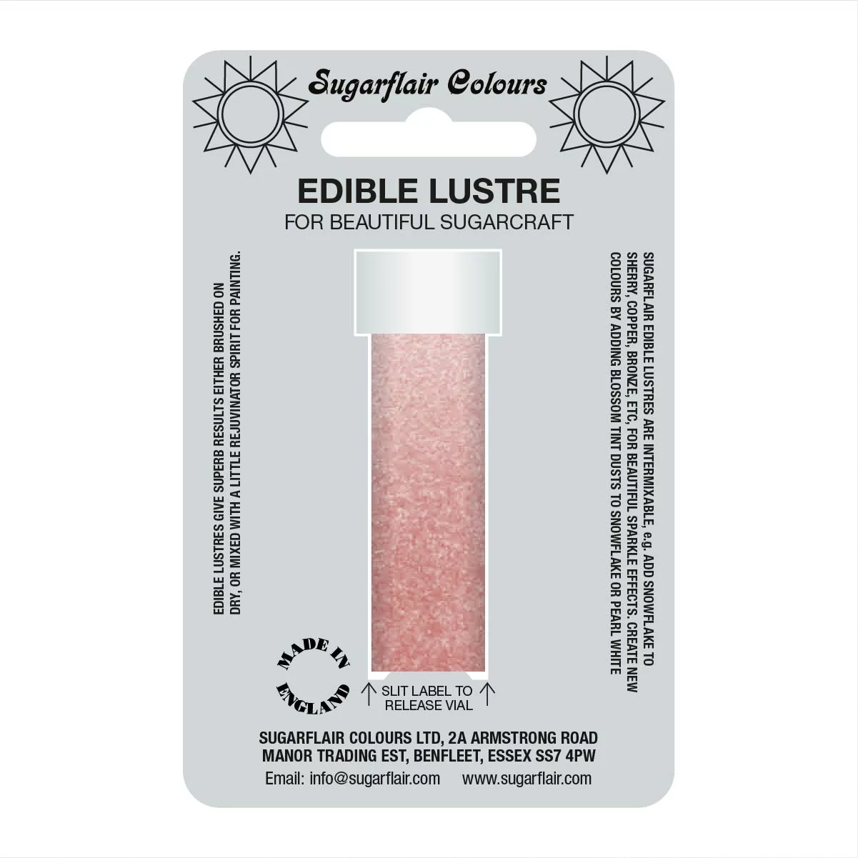Pink Edible Glitter Dust 2g